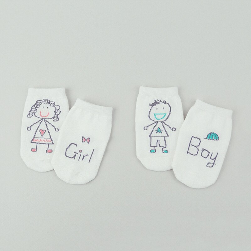 Baby Katoenen Sokken Herfst En Winter Jongen Meisje Cartoon Sokken Comfortabele En Warme Zachte En Ademend Effen Kleur Warme Sokken