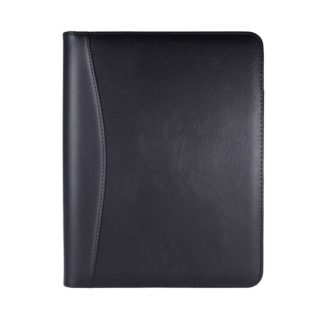 Business Portfolio Padfolio Folder Document Case Organizer A4 PU Leather with Business Card U Flash Disk Holder