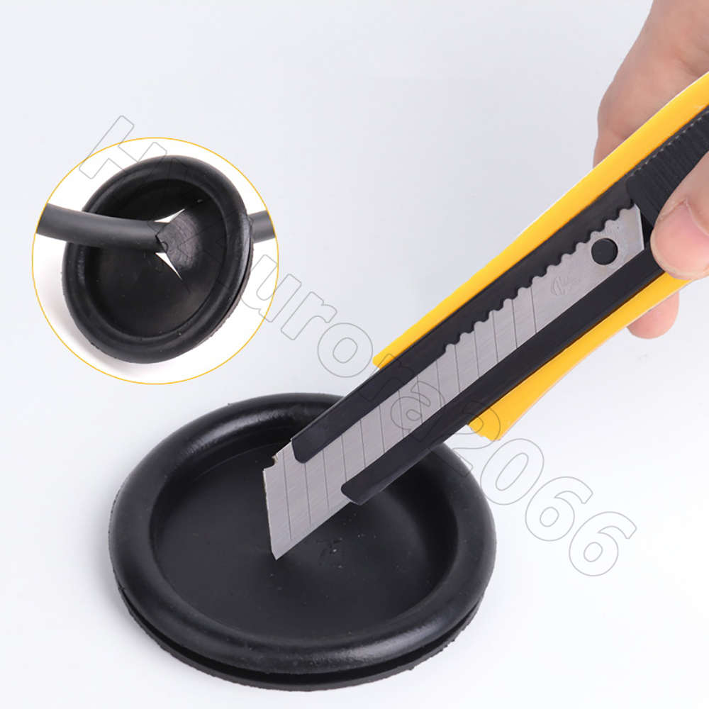 Rubber Grommet Closed Rubber Blind Hole Plug Single Sided Electrical Wire Gasket Drill Hole Sizes 14mm - 150mm Blanking Grommets