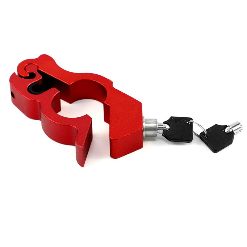 Manillar de sujeción con cerradura de seguridad para motocicleta, manillar de bloqueo para Scooter, ATV, Dirt Street, antirrobo