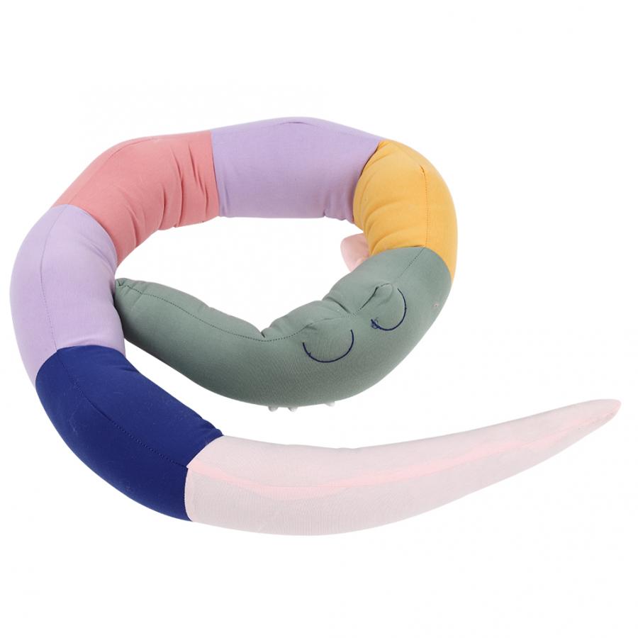 180cm Baby Bed Bumper Pillow Cushion Newborn Infant Crib Bedding Bumper Protector Long Pillow Plush Toys Room Decor