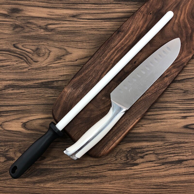 6-12 zoll Keramik Schärfen Stein Musats Stock Stange Messer Spitzer Schleifen Honen Küche zubehör Spielereien Werkzeuge Stahl Bar