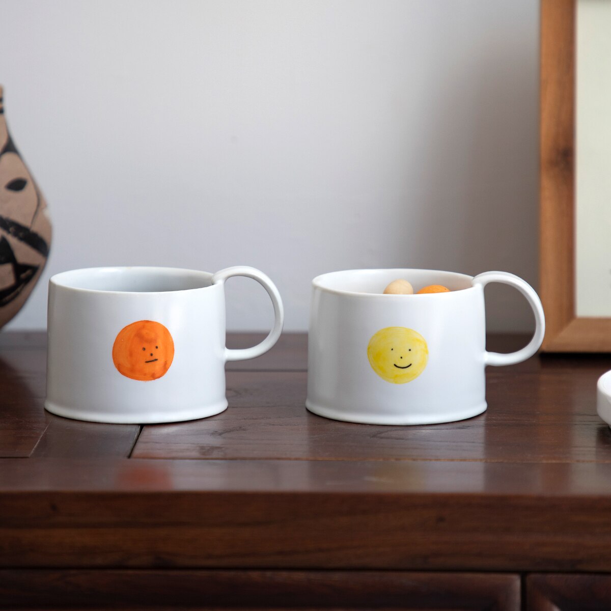 White Ceramic Coffee Cup and Saucer Set Nordic Style Coffee Cup Set Espresso Tazza Colazione Mug BD50CS