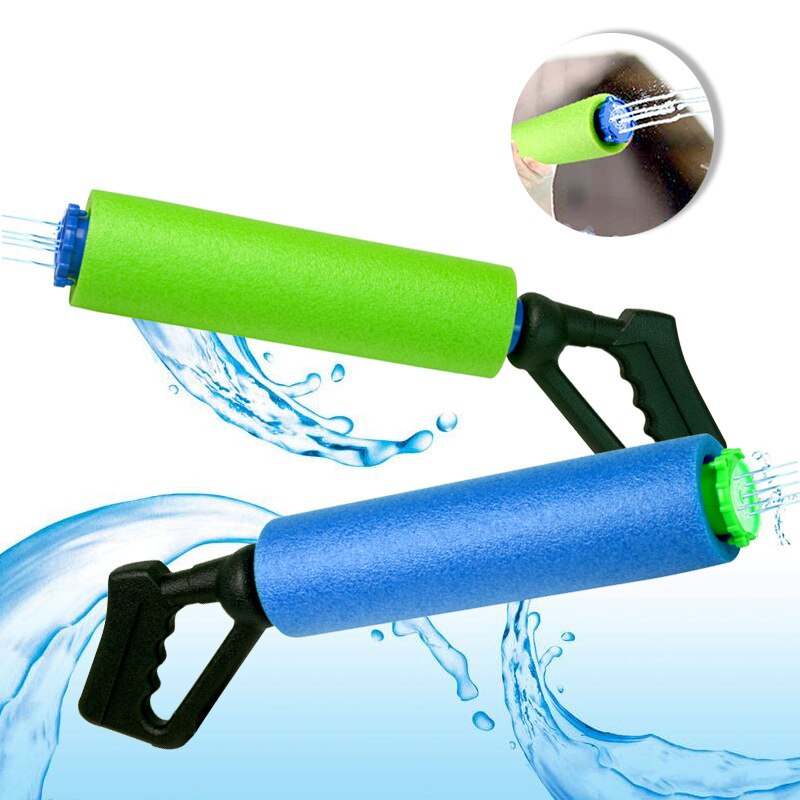 4PC 5-gat spons pompen kind volwassen speelgoed waterpistool, zomer strand zwembad zee spelen water speelgoed grote waterpistool