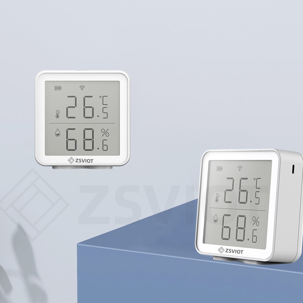 Tuya WIFI Temperature And Humidity Sensor Smart Home Indoor Intelligent Linkaged with air conditioner and Siren Alarm Smart Life