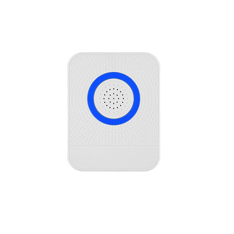 LED Wired Door Bell White Doorbell Battery Powered Remote Access Control Button Home Security Door Smart Doorbells Home Welcome