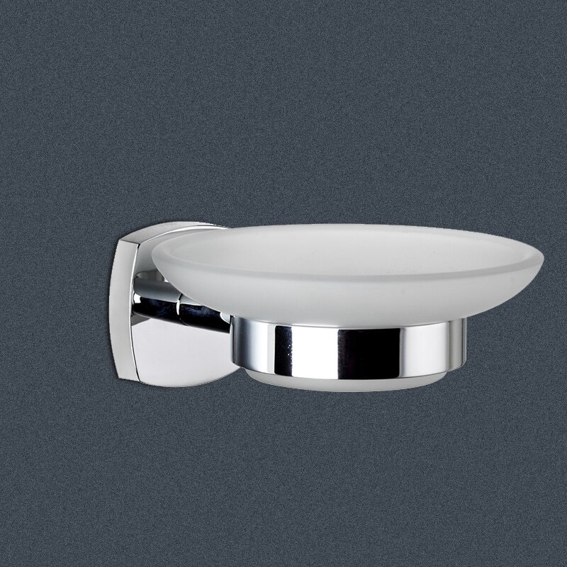 JUSHFO SUS 304 in Acciaio Inox Spazzolino Spazzolino Da Denti Supporto di Tazza con La Tazza di Vetro Fissato Al Muro Bagno Singola Tazza Cremagliera Accessori per il Bagno