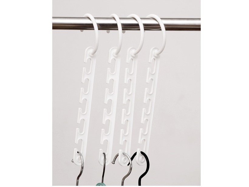 1PCS Hanger Holder Rack Movable Clothes Hanging System Closet Storage Organizer
