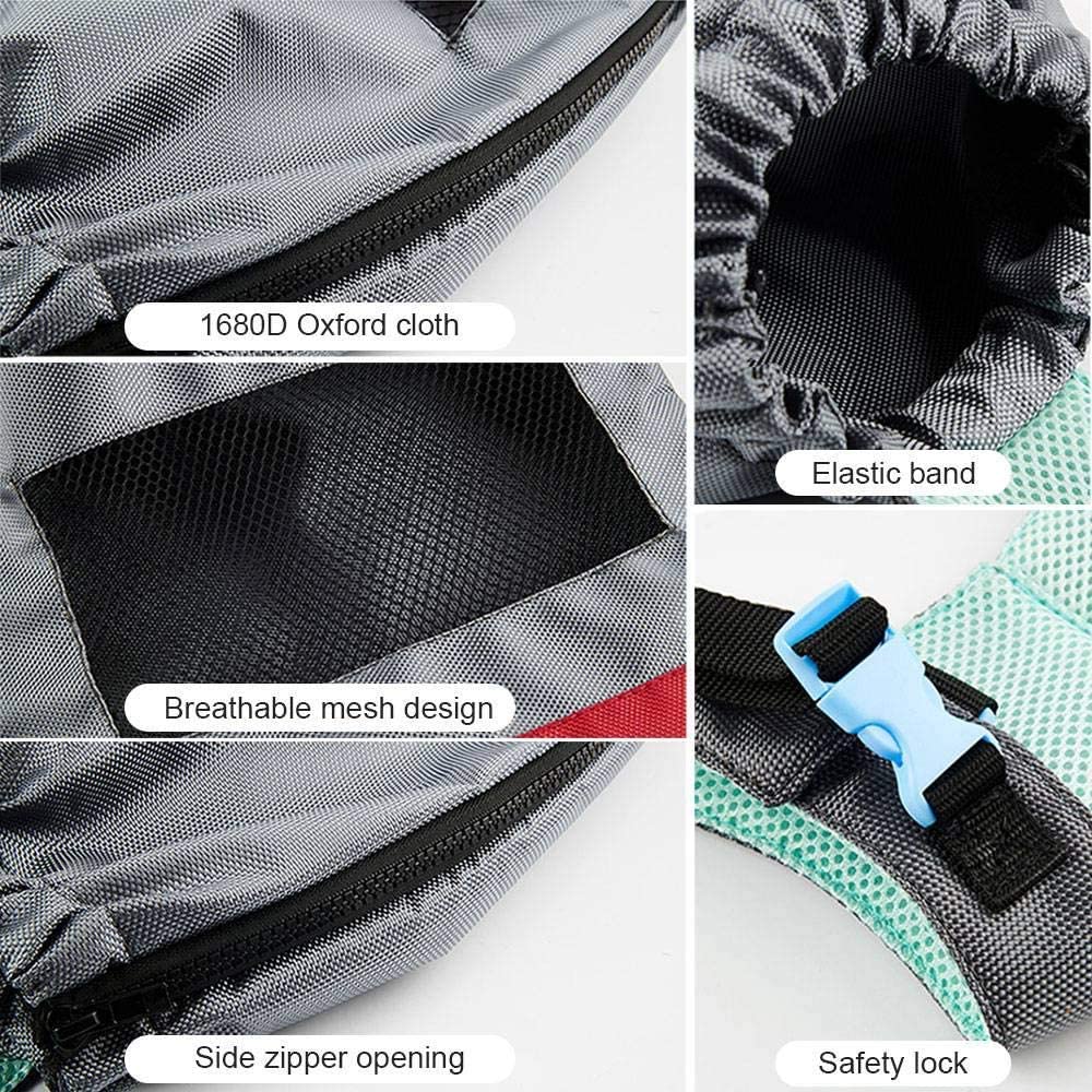 Sac de traînée pour animaux de compagnie paralysés, sac de traînée de marche en tissu Oxford résistant à l'usure pour chat chien handicapé, fauteuil roulant pour animaux de compagnie