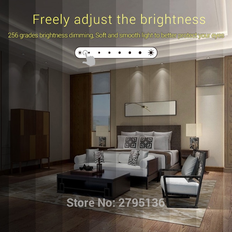 L4 touch led strip dimmer switch 220v Wall-mounted Panel Dimmers of light signal output 4-Channel 0~10V controller for led lamp