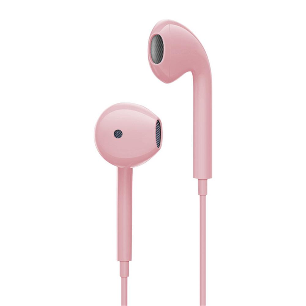3.5mm Wired Headphone In-ear Super Bass Crack Colorful Headset Earbud with Mic Hands Free Sport Earphone For Android IPhone 5 6: Blue