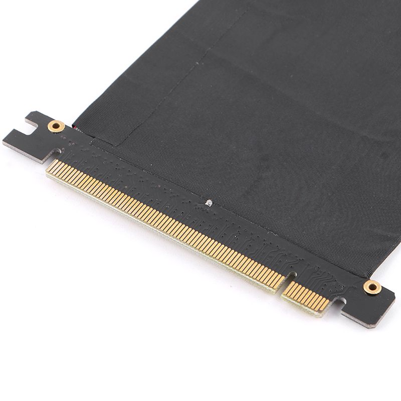 PCI Express PCI-e3.0 16x Flexibele Kabel Kaart Uitbreiding Poort Adapter Hoge Snelheid Riser Card Grafische Kaarten Connector Kabel L type