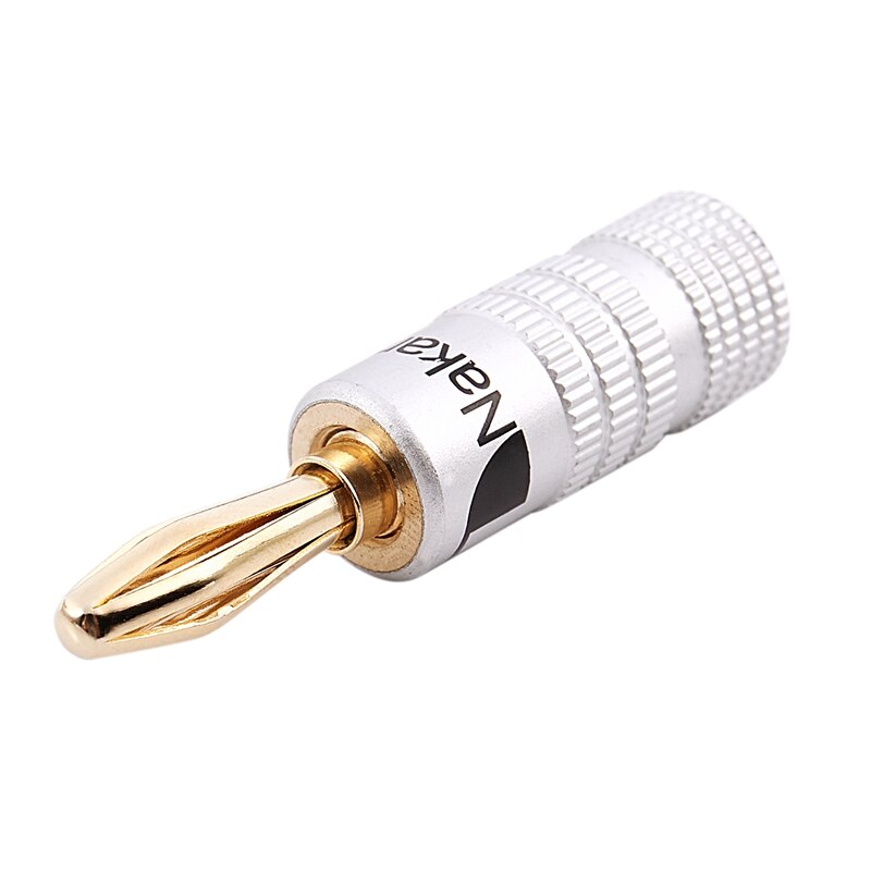 24 pcs 24K Gold Nakamichi Speaker banana plug o Jack connector