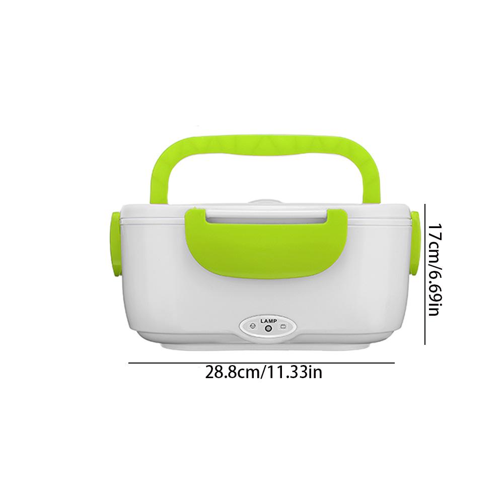 Portable Electric Heated Lunch Box Bento Boxes Car Food Rice Container Warmer For School Office Car Heated Lunch Box Organizer
