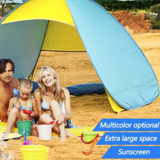 Beach tent boat ultra light folding tent pop-up automatic open tent family travel fish camping shade fishing outdoor ice fishing