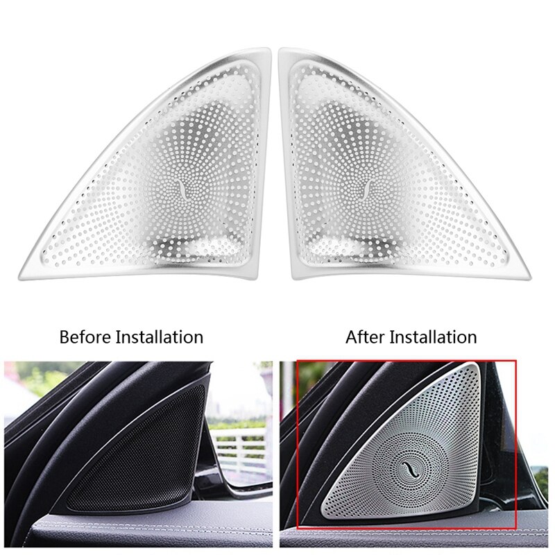 Car Door o Speaker Tweeter Decoration Cover for Mercedes Benz E Class W213 16-17 Car-Styling