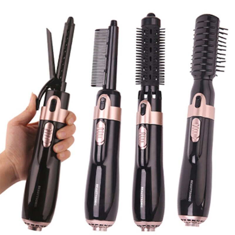3 in 1 Hair Dryer Air Brush Women Hair Blower Brush Hair Curler And Straightening Brush Hairdryer Curling Comb