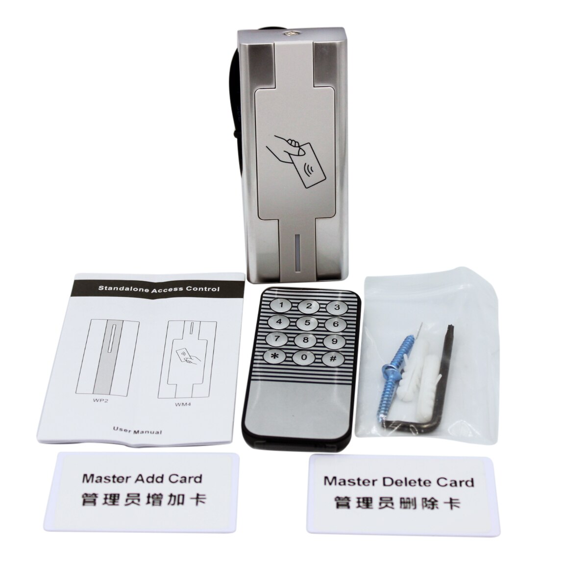 IP67 Waterproof Standalone RFID Metal Access Control Reader 2000 User Proximity RFID 125khz Card Reader Access Control System