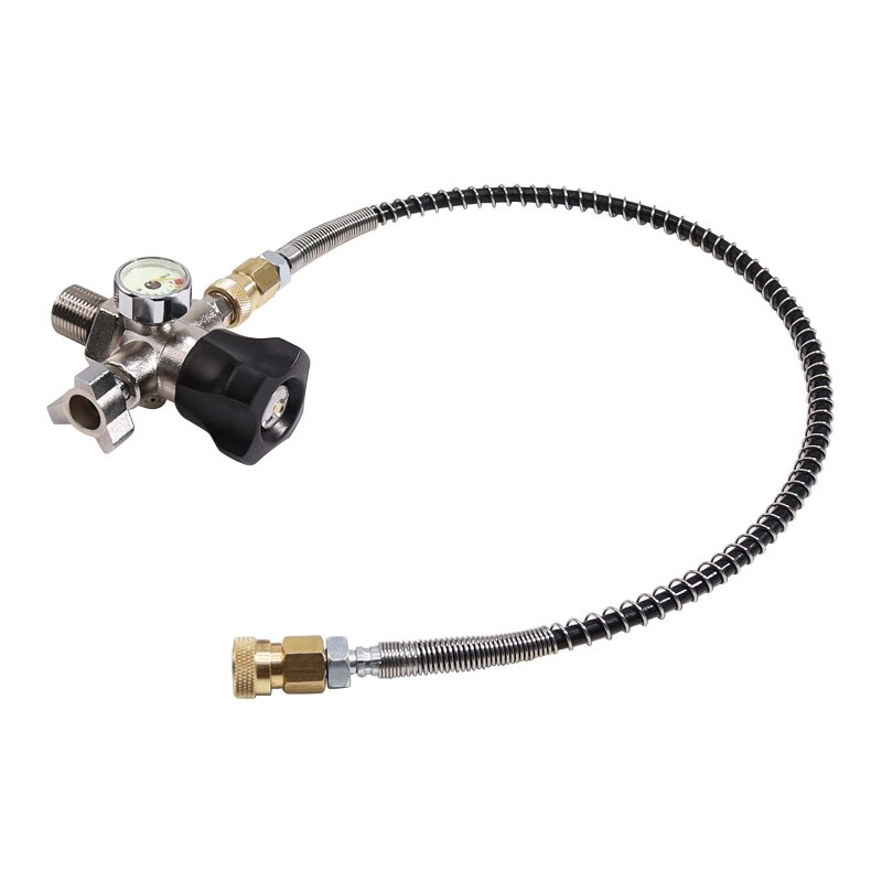 M18X1.5 Thread 4500Psi SCBA Valve Regulator Fill Station Hose for PCP Air Tank