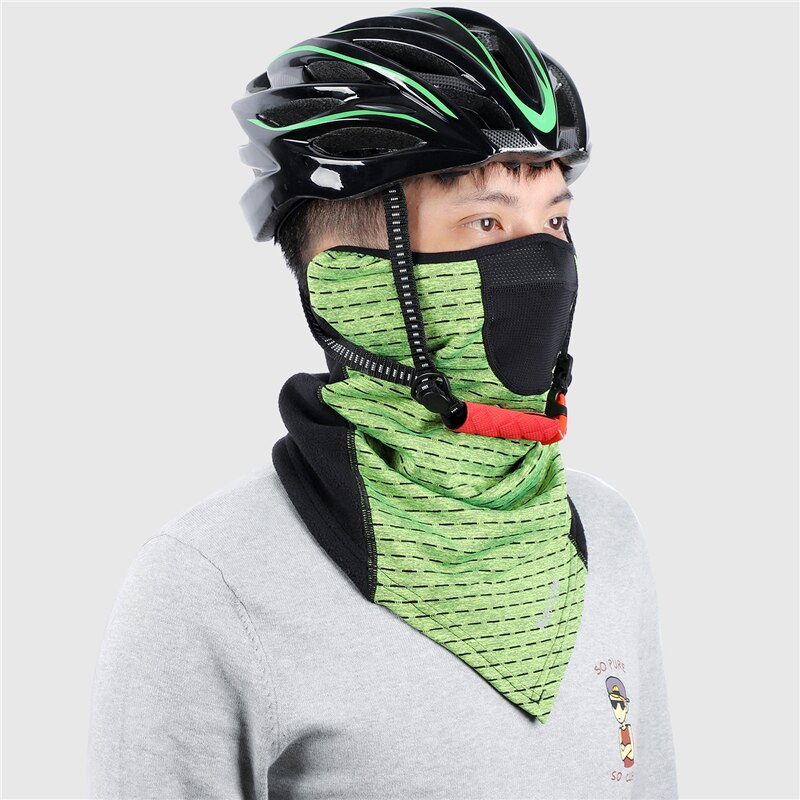 WEST BIKING-mascarilla de cara de ciclista para invierno, bufanda térmica cálida, máscara de esquí para exteriores, correr, escalada, Snowboard, forro polar resistente al viento, máscara para ciclismo