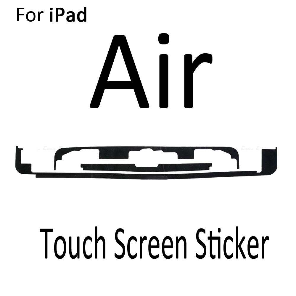 2set/lot 3M Adhesive Middle Frame Glue Sticker For iPad Air 2 3 4 Mini 1 2 3 4 5 Touch Screen Digitizer Strip Tape: Screen For iPad Air