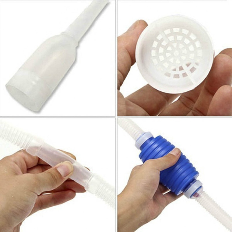 Nuttig Aquarium Water Filter Tool Fish Tank Cleaner Grind Stofzuigen Sifon Pomp Air Pompen & Accessoires