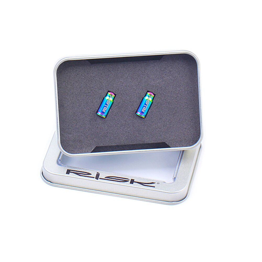 Fiets Ventieldopje Titanium Legering Racefiets Amerikaanse/Frans Ventiel Bedekt Protector Tyre Stofdicht Moer Cover Fietsen Accessoires: Multicolor French