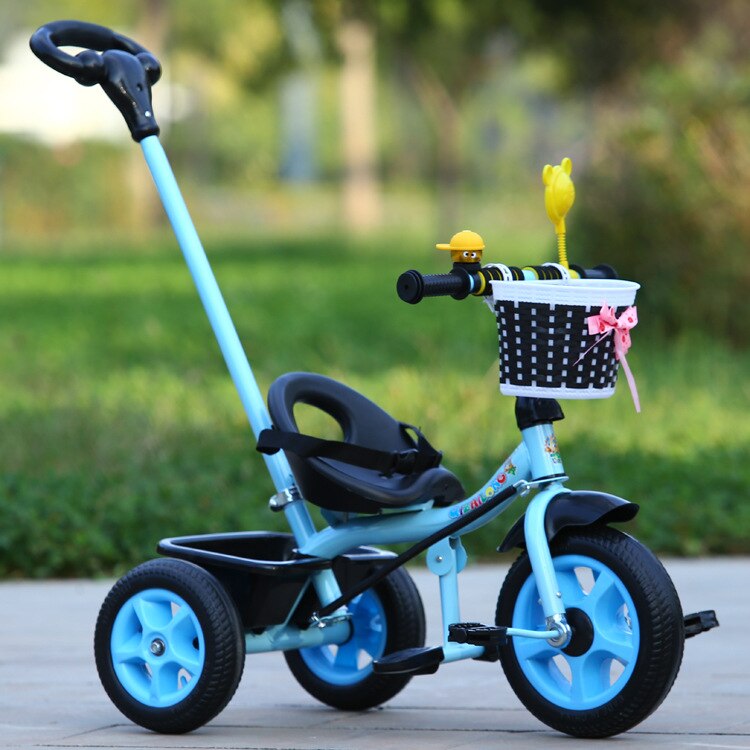 Kinderen Driewieler 1-3 Jaar Oude Jongens Meisjes Baby Fiets Multi-Functionele Winkelwagen
