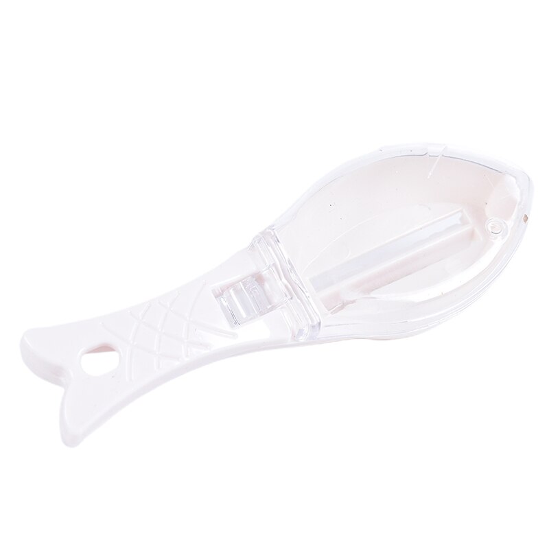 Schubben Schraper Vis Huid Borstel Schrapen Raspen Met Cover Voor Schrapen Schubben Mes Cleaning Peeler Scaler Schraper: White