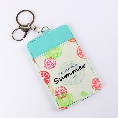 Fresh Style Fruits Patterns PU Leather Card Bus Card Name Business Cards Holder Office & School Supplies: 3