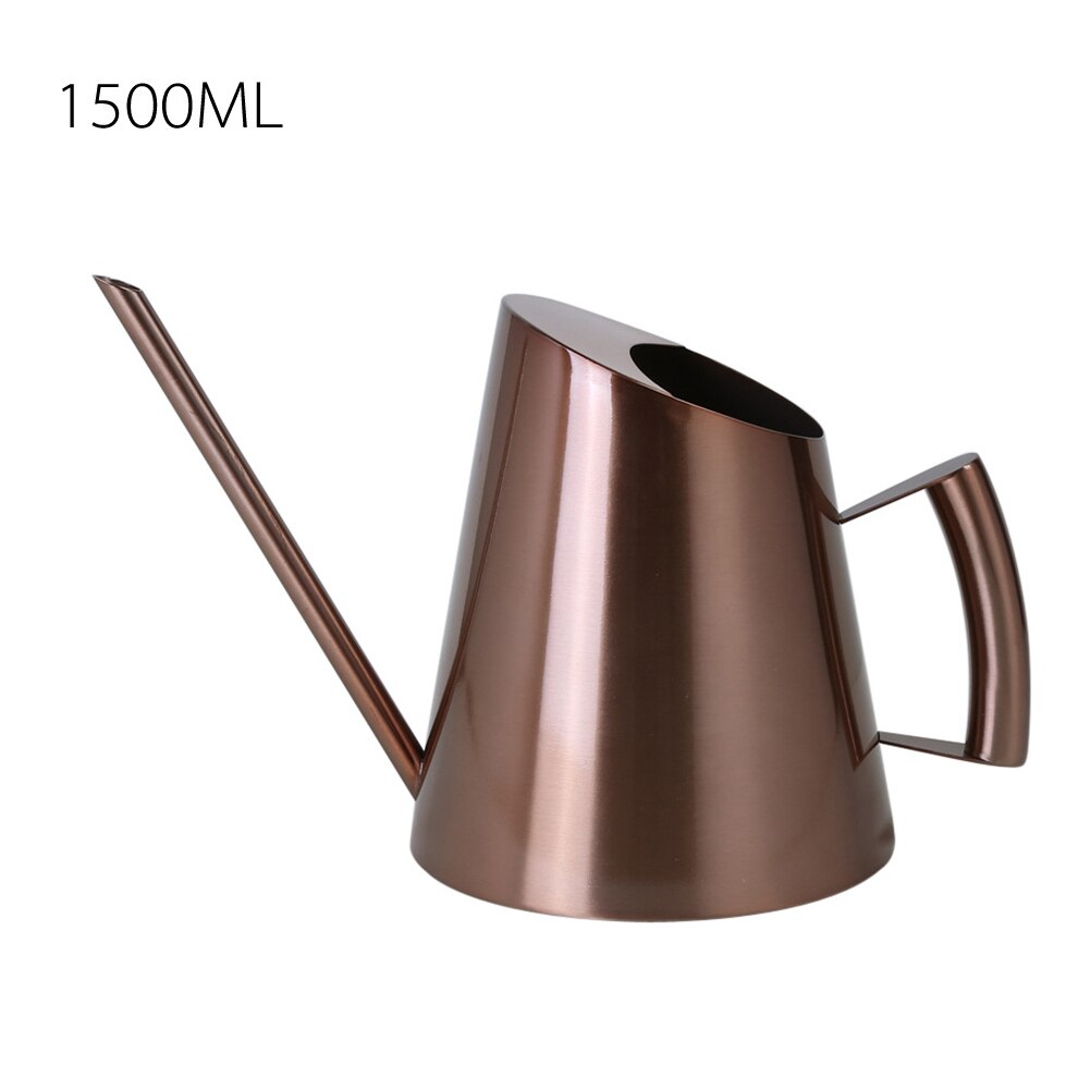 Konewka ze stali nierdzewnej rośliny bonsai ręczny pojemnik na wodę z długa wylewka kryty odkryty podlewanie roślin kwiat narzędzie ogrodowe: A9 1500ML