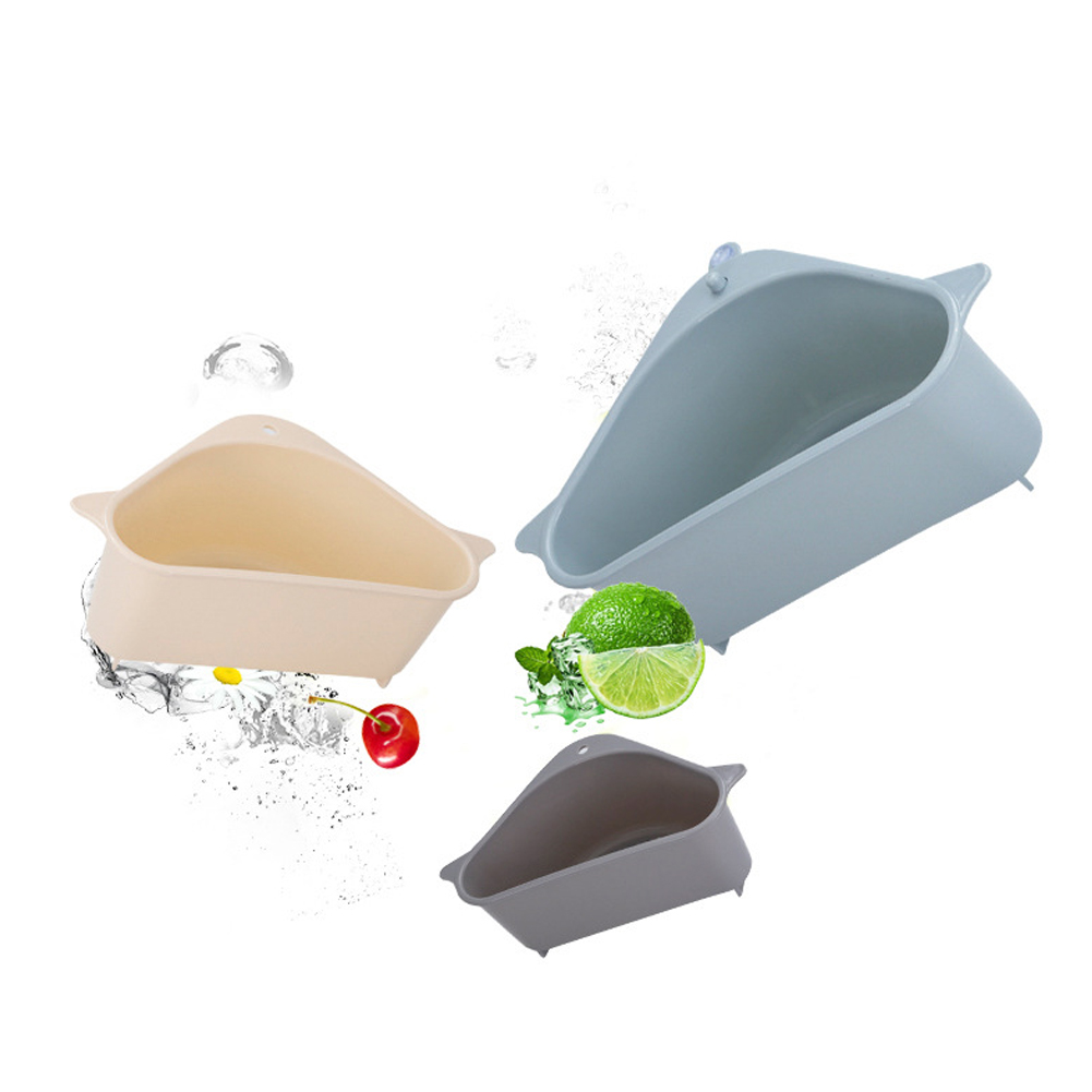 Triangle Kitchen Sink Shelf Drain Rack Bathroom Hanging Storage Holder Basket Kitchen Gadgets Tools Cuisine Accessory