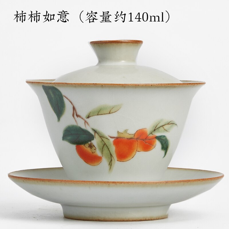 Traditionelle kinesiske tekopper porcelæn vintage hvid keramisk tekop og underkop sæt med infuser xicara køkkenudstyr  eb50cb: B