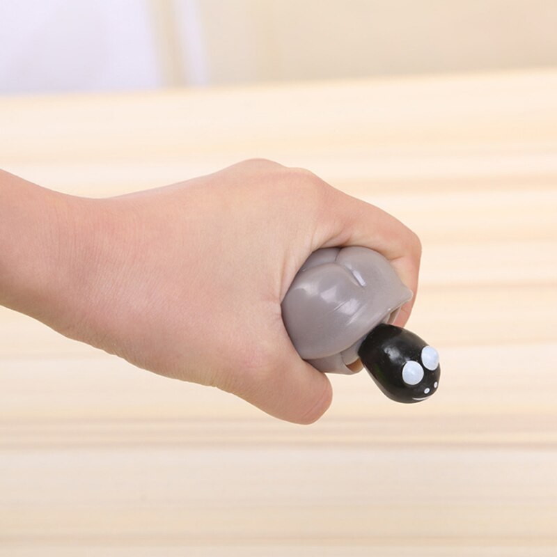 parodia novità Antistress Mano Contrazione Piccola Tartaruga Giocattolo di Decompressione Spremere Comoda Tasca trasportare Giocattolo di Decompressione