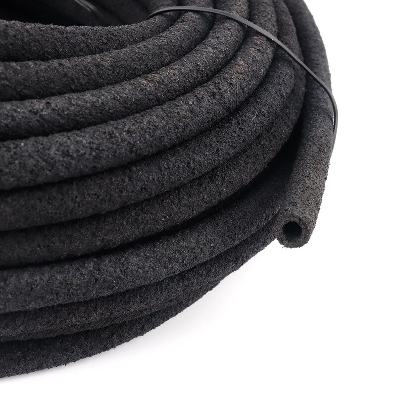 5m 8mm,16mm Perforated Water Pipe Rubber PE Black Hose Buried Underground Irregular Microporous Uniform Water Garden Irrigation
