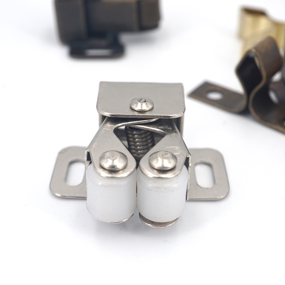 10/5/2 Sets Cabinet Roller Catch Door Stop Closer Stoppers Damper Buffer Clasp Latch for Wardrobe Cupboard Furniture Hardware