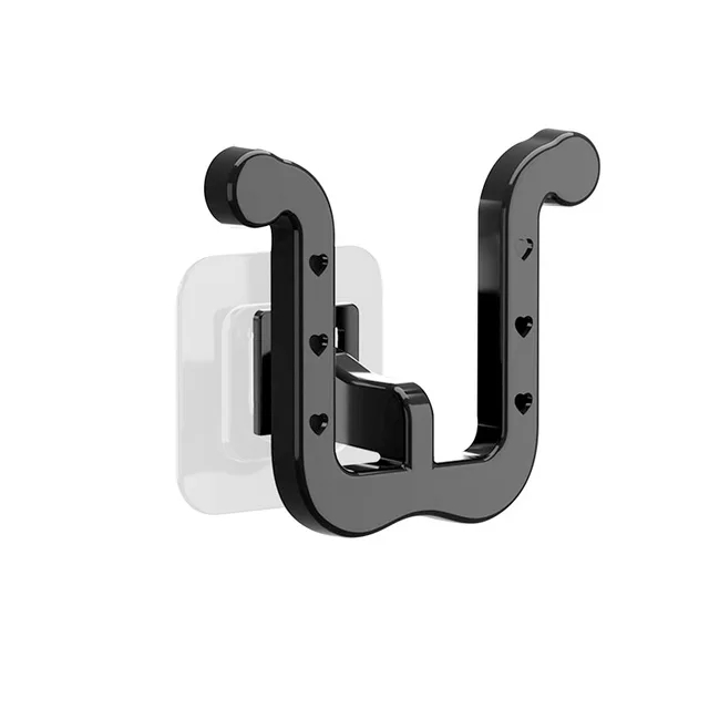 Porta pantofole autoadesivo per bagno, semplice gancio per pantofola, portaoggetti per WC, portaoggetti per telecamera da letto, a parete, per asciugare le scarpe: Rosso