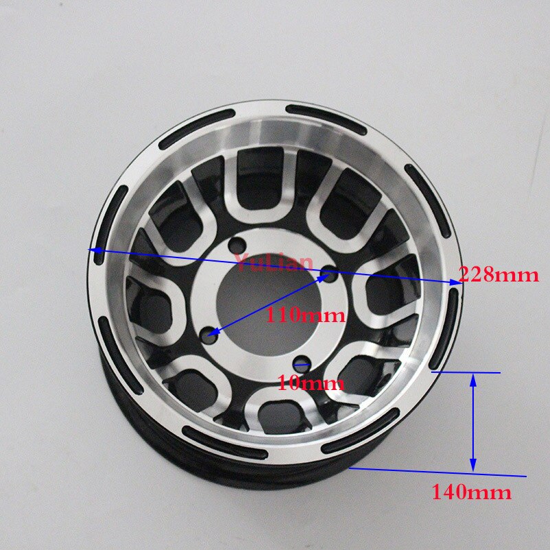 Neumático de vacío de 20x7, 00-8, 20x7, 8, 21x7, 8, para go kart de cuatro ruedas, tamaño de la motocicleta, cubo de rueda de rodamiento de 8 pulgadas, llanta de aluminio ATV