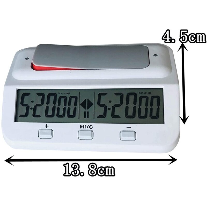 Chess Basic Digital Chess Clock and Game Timer, Accurate Digital Portable Clock, Digital Watch Timer