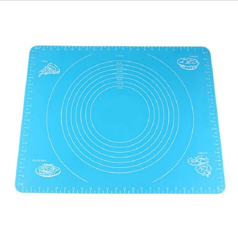 Cake Mat 1 pc Super Big 50*40cm Non-stick Knead Dough lace Rolling Silicone Baking Mat Cutting Fondant Pastry Sheet Pastry