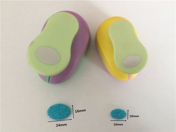Perforadora De forma ovalada para manualidades, Cortador De Papel Ovalado De 10mm-76mm, para álbum De recortes, bricolaje, elipse, Perfurador,: 2pcs as picture