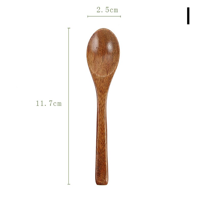 Wooden Spoon Bamboo Kitchen Cooking Utensil Tool Soup Teaspoon Catering For Kicthen Wooden Spoon: I
