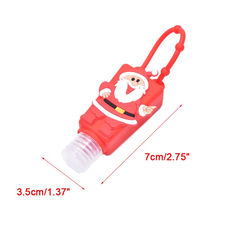30ml mini jule søde julekarton håndsprit bruser lotion holder tom flaske