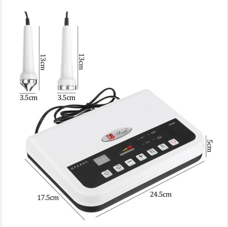 3 in 1 Ultraschall schönheit ems nuskin galvanische Instrument galvanik Korporal entgiftung Ultraschall Gesichts Körper Massagegerät: 2in1 AU Adapter Stecker