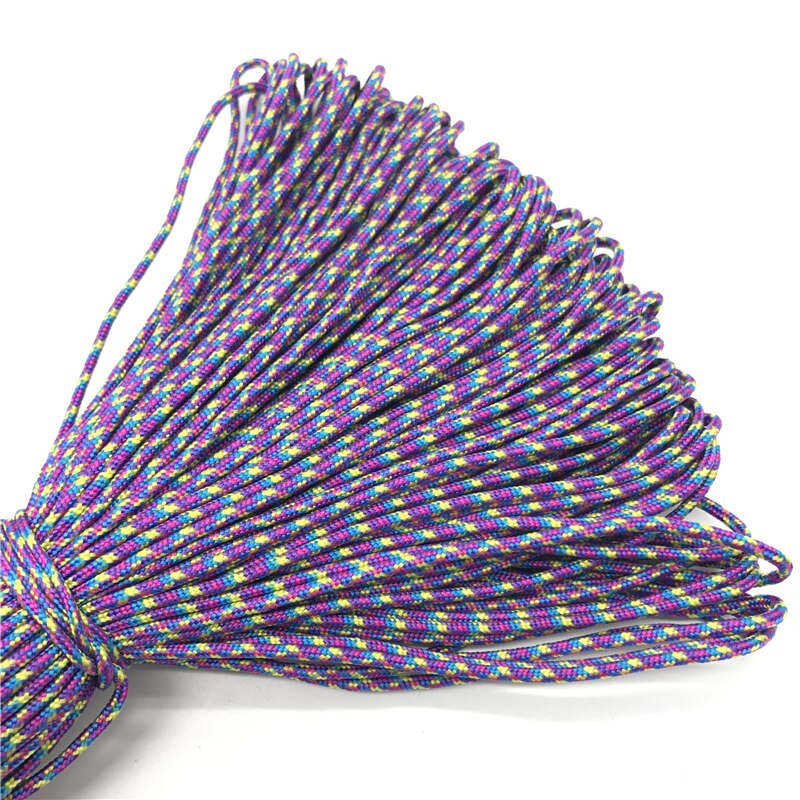10 jardów/Lot 2mm linka spadochronowa smycz liny Mil Spec typu jeden Strand wspinaczka Camping Survival sprzęt DIY biżuteria, dzięki czemu: 32