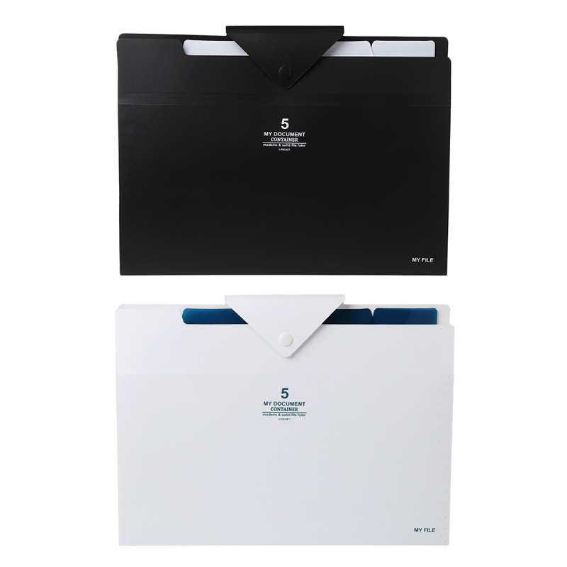 5 warstwa rozkładana teczka rozkładana teczka A4 organizator papieru trzymać teczka na dokumenty