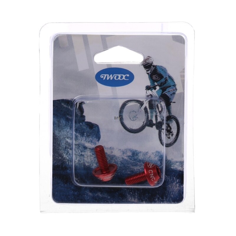 2 uds M5x10mm aleación de aluminio bicicleta soporte de botella de agua de bicicleta perno titular tornillo