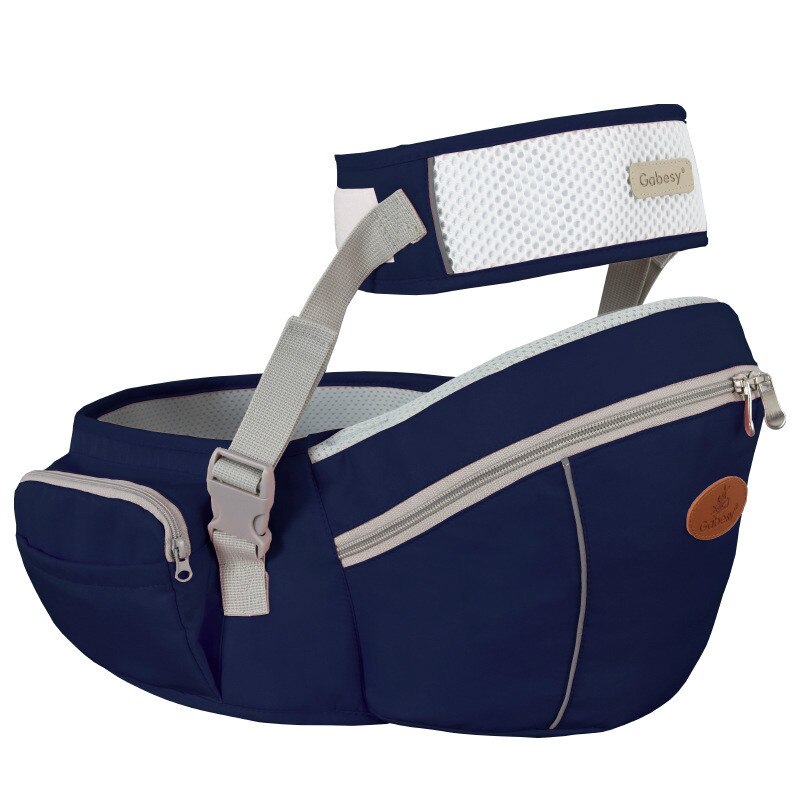 Baby Carrier Waist Stool Walkers Baby Sling Hold Waist Belt Backpack Hipseat Belt Kids Adjustable Infant Hip Seat Breathable: Dark blue
