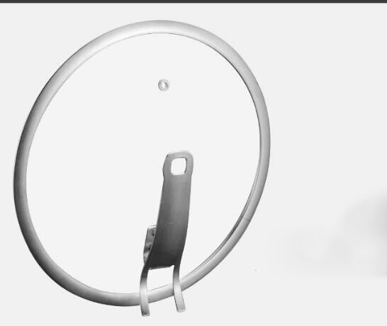 Stainless Steel Pan Uncoated Non-stick Wok Pan Gas Induction Cooker Household Pot Cast Iron Wok Induction Pan Cooking Pot: Pot lid