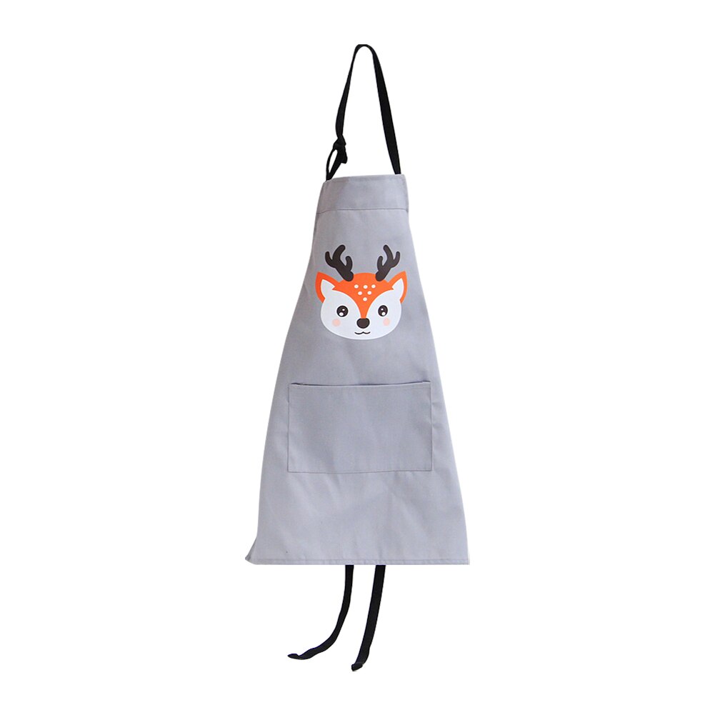 Delantal estampado de dibujos animados para niños y adultos, peto de cocina para guardería, paño de animales, delantales de actividades familiares: 2C / S